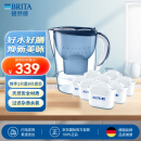 碧然德(BRITA) 滤水壶Marella蓝色3.5L 1壶9芯套装 海洋系列 家用过滤自来水净水器  净水壶配9只滤芯