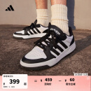 adidas ENTRAP休闲运动板鞋少年感复古篮球鞋男女阿迪达斯 白色/黑色 42