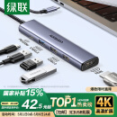绿联Type-C扩展坞USB-C分线器雷电4拓展坞转HDMI转换器4k转接头通用苹果MacBook华为笔记本电脑iPad