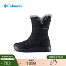 Columbia哥伦比亚户外女子银点防水缓震抓地耐磨冬靴雪地靴BL2306 010 黑色 37 (23cm)