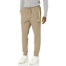 BOSS 男式运动胶带设计常规版型棉质运动裤, Brindle 绿色 Brindle 绿色 X-Large