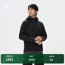 KOLON SPORT/可隆防水软壳夹克 男子户外运动春秋连帽防风透湿外套 LHJK5MNT05-BK 黑色 L 175/96A