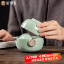 金镶玉功夫旅行茶具套装泡茶壶 快客杯飘逸杯盖碗汝窑 祥龙快客杯