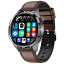 华为手机通用watch新款gt5pro智能手表男士gt4手环多功能运动健康 GT5pro黑盘棕色皮带 配硅胶表带