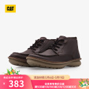 CAT卡特工装靴男士马丁靴防滑厚底户外英伦风牛皮靴子P725410N3EDC17 深褐 43