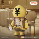 POP MART泡泡玛特 MEGA SPACE MOLLY100% × emoji™系列手办盲盒生日礼物 整盒（含9个盲盒）