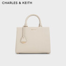 CHARLES&KEITH吊牌饰大容量托特包手提妈妈包包女包生日520礼物CK2-50160152