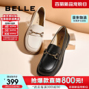百丽马衔扣乐福女百搭单鞋Z3B1DAA5 黑色 38
