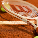 Wilson威尔胜2025法网联名CLASH 100 V3.0全碳素一体专业网球拍
