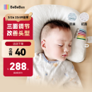 bebebus婴儿定型枕纠正头型0-1岁宝宝枕头0到6个月新生儿枕 抗菌防螨款
