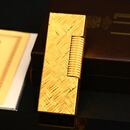 登喜路（Dunhill）【二手95新】Dunhill登喜路充气打火机 镀金银锉刀纹 Rollagas 男士配饰奢侈品烟具礼物收藏 镀金锉刀纹四代机原盒装250412015