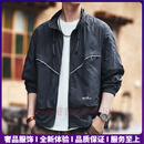 EhangyTRSV品牌男士防晒衣男美式复古立领夏季宽松冰丝薄款防晒服外套 深灰 M 适合100-120斤