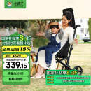 小虎子大童遛娃神器婴儿推车轻便可折叠承重50kg口袋遛娃推车T28炭黑色