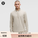 lululemon丨Soft Jersey 男士半拉链针织衫 LM3ES1S 杂色橡木棕/杂色浅象牙白 M
