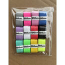 威尔胜WILSON威尔胜网球手胶网球拍吸汗带粘性干性覆膜PU羽拍鱼竿缠绕带 随机混色(留言备注)粘性12条