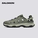 萨洛蒙（Salomon）男款 城市轻户外夏季网眼洞洞透气垂钓沙滩拖鞋涉水凉鞋 ALHAMA 青苔绿 477864 8 (42)