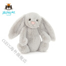 Jellycat英国害羞银色邦尼兔经典可爱毛绒玩具安抚公仔玩偶抱枕 银色 67cm