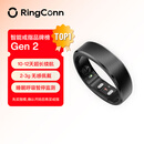RingConn Gen 2智能戒指运动心率血氧健康睡眠呼吸监测防水指环磨砂黑10号