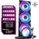 TCOMAS钛钽SJ-A080 360黑色 一体式CPU水冷散热器 大冷头加厚冷排风扇ARGB光效 支持intel/AMD