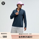 lululemon丨Soft Jersey 男士半拉链针织衫 芯吸 LM3ES1S 杂色经典海军蓝/杂色海军蓝 M