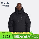 Rab睿坡新款Batura 男士800蓬防泼水保暖御寒连帽羽绒服 QDB-43 黑色 XL
