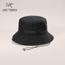 ARC'TERYX始祖鸟 SINSOLO BUCKET HAT 轻量 男女同款 渔夫帽 BLACK/黑色 L-XL