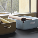 MUUTORestore收纳篮可回收PET塑料毛毡丹麦进口品牌28*15.5*5cm浅蓝色