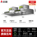 志高（CHIGO）抽油烟机商用餐饮厨房油大吸力烟净化器农村土灶专用吸油机 [包安装1600W]1.8米双风机