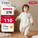 bebebus婴儿睡袋儿童恒温分腿睡袋宝宝双层连体睡衣四季通用 暖宝宝双层四季款（20-24℃） L（90码 推荐身高90-100cm）