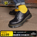 马丁（DR.MARTENS）1461 Bex春夏气质通勤光面皮黑色小厚底皮鞋单鞋 黑色 41