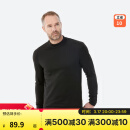 迪卡侬（DECATHLON）滑雪快干透气排汗加厚保暖滑雪打底OVW1 【男士升级款加绒加厚】黑色上装 XL