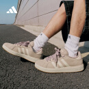 adidas「面包鞋」GRAND COURT BASE 00s休闲低帮板鞋男女阿迪达斯   浅褐/汉玉白/蒸汽灰   38