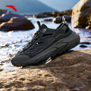 安踏（ANTA）【探界2】溯溪鞋男女户外徒步新款透气洞洞鞋防滑凉拖鞋112528513 基础黑/城堡灰-1 (男女款) 41 (男8码)