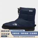 北面（The North Face）秋冬羽绒保暖550鹅绒抗寒防水男士雪地靴面包鞋 海军蓝 42