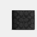 蔻驰（COACH）奢侈品男包印花短款对折钱包CY394【品牌授权】送男友礼物