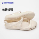 迪卡侬（DECATHLON）凉鞋女洞洞鞋夏平底包头凉鞋沙滩鞋涉水鞋柔软舒适SBT 米色 37-38码_女款