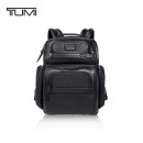 途明（TUMI）男士牛皮革双肩包牛皮革商务通勤电脑包 送礼物