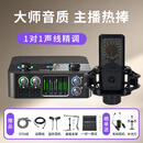 艾肯4nanos外置声卡套装直播专业录音喊麦主播书声说唱设备手机电脑麦克风话筒声卡设备套装全套 4nanoS+莱维特440PURE