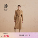 ERDOS【善系列】显瘦保暖修身外套女毛呢大衣 初绒 沙米 M 165/84A