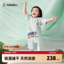 bebebus小凉风睡袋夏季宝宝婴儿薄款儿童分腿吸汗透气睡袋 L码
