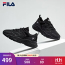 FILA斐乐女鞋跑步鞋火星二代复古老爹鞋运动鞋休闲慢跑鞋MARS Ⅱ 黑色-BK-F12W141116F 37.5