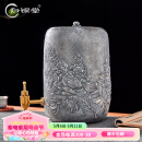归银堂纯银999手工储水缸家用大号储水罐银水缸储水器储酒缸茶道银茶具 大容量5.6L+证书+礼盒