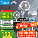 美的（Midea）【暴风循环】空气循环扇大风量摇头电风扇家用台式落地扇轻音卧室节能小风扇柔风轻羽扇 FGA24TQ