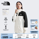 北面（The North Face）冲锋衣女三合一抓绒内胆户外防水保暖防风外套24秋季新品|89YJ ROU/米白色 M
