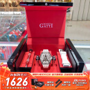 布加迪（BONEST GATTI） 德国手表男士全自动机械表七夕情人节礼物送男友酒桶型镂空腕表 BG5001-R1 银壳白面白胶带