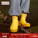HUNTER女鞋户外露营防水哑光防滑女靴女鞋酷玩中跟厚底休闲矮筒短靴雨靴 黄色撞色/CYO 37