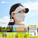 蕉下（beneunder）脸基尼女帽檐全脸防晒面罩防晒口罩防紫外线蓝烟灰