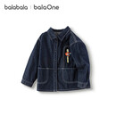巴拉巴拉balaOne宝宝衬衫牛仔外套男童女童2025秋装宽松208325102203