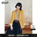 DZZIT地素棉服2025春季新款矜贵中式美学缎面国风上衣女3J1H3036V 黄色 S