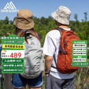 GREGORY格里高利NANO登山包徒步背包通勤轻便冲顶包双肩包-18L银绿色